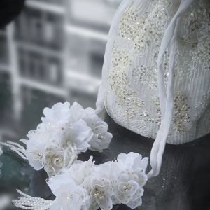 A Beleza potli Bag white
