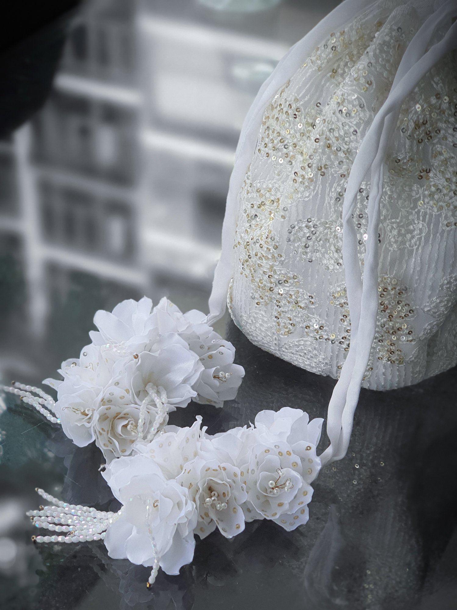 A BELEZA POTLI BAG WHITE